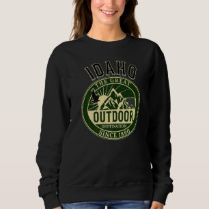 Sweatshirt Idaho Super Destination Extérieure Voyage Vêtement