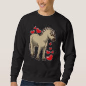 Sweatshirt Idée Cadeau Cheval Fjord (Devant)