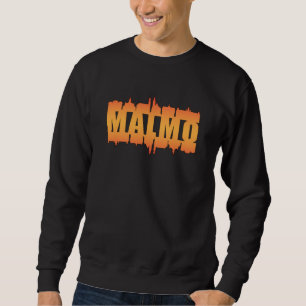 Sweatshirt Idée-cadeau de Malmo Sweden City Skyline Cityscap