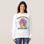 Sweatshirt idée de cadeau d'hiver unique (Devant entier)