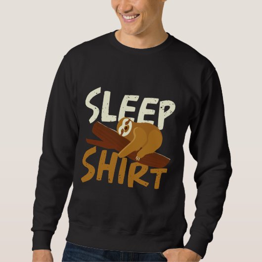 Sweatshirt Idée de sommeil mignonne Sloth (Devant)