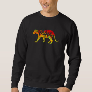 Sweatshirt Idée des femmes Lion mère au coeur maman