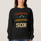 Sweatshirt Idée du Fils le plus grand du monde 1 (Devant)