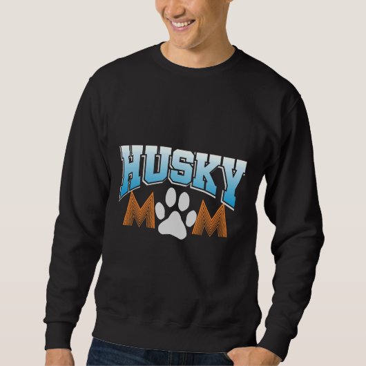 Sweatshirt Idée Sibérienne Husky Mom (Devant)