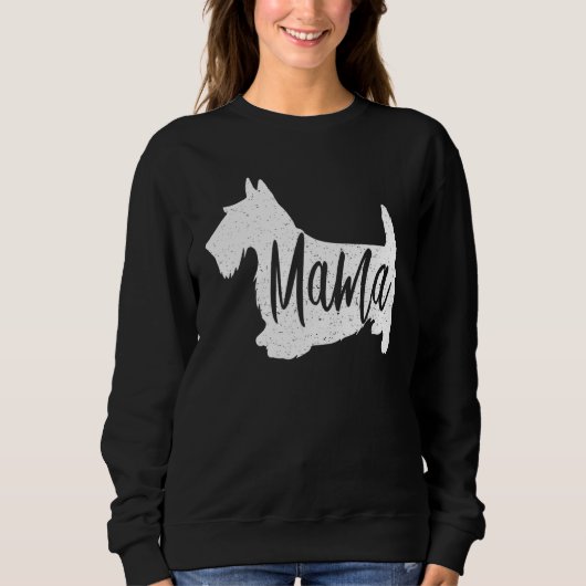 Sweatshirt Idées écossaises Terrier Mama Sealyham (Devant)
