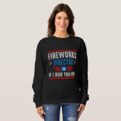 Sweatshirt If I Run You Run 4th Of July Pa (Devant entier)