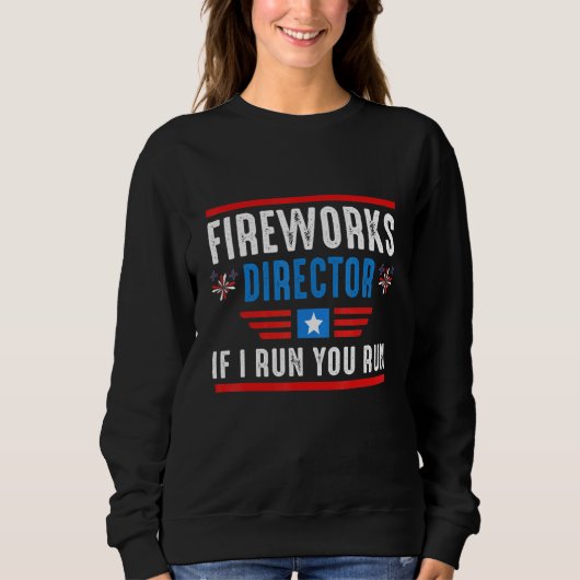 Sweatshirt If I Run You Run 4th Of July Pa (Devant)