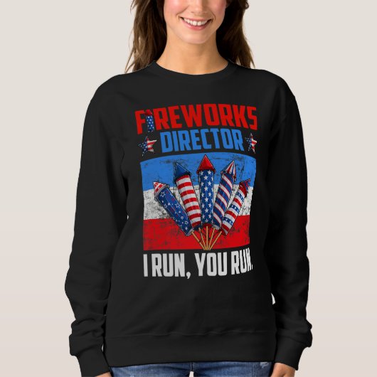 Sweatshirt If I Run You Run 4th Of July Pa (Devant)