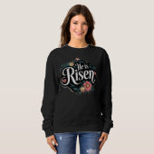 Sweatshirt Il est ressuscité (Devant entier)