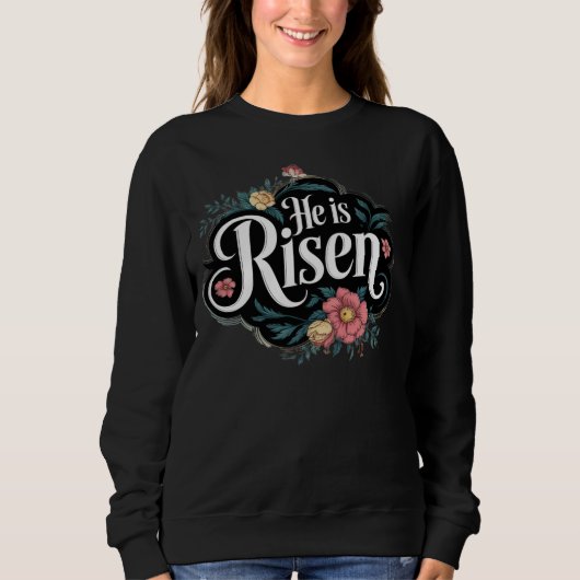 Sweatshirt Il est ressuscité (Devant)