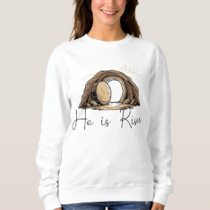 Sweatshirt Il est ressuscité