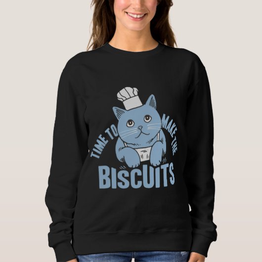 Sweatshirt Il est temps de faire les biscuits (Devant)