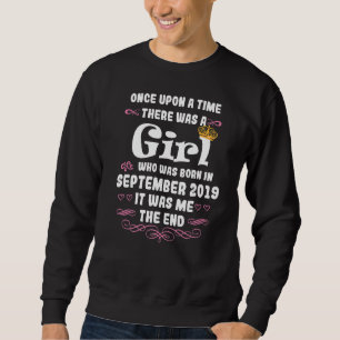 Sweatshirt Il était une fois une fille Septembre 2019 b