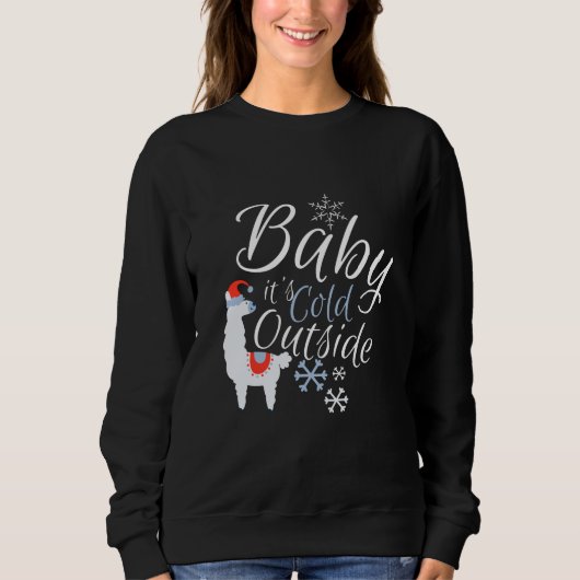 Sweatshirt Il fait froid dehors (Devant)