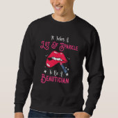 Sweatshirt Il Faut Beaucoup D'Étincelle Pour Être Un Cosme Be (Devant)