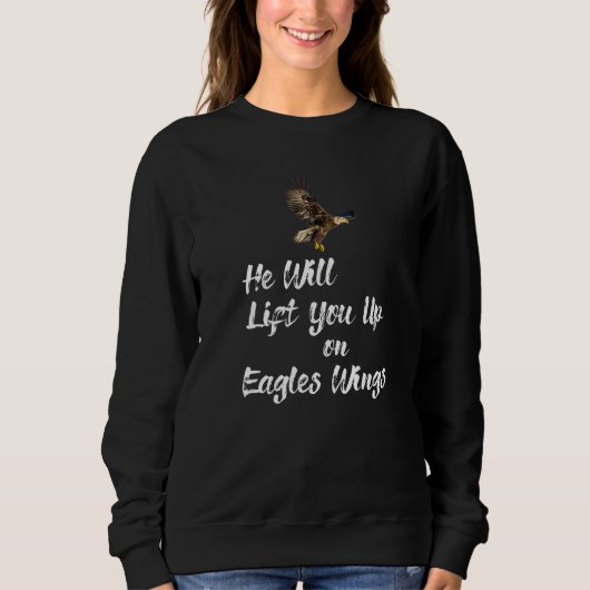 Sweatshirt Il Te Lèvera Sur Les Aigles 2 (Devant)
