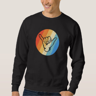 Sweatshirt Ile d'Hawaii Shaka Hawaii Symbole main Hang Loose