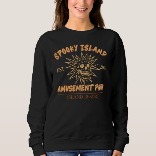 Sweatshirt Île effrayante - Halloween d'été (Devant)