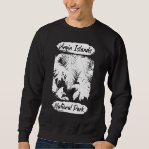 Sweatshirt Îles Vierges Palmier St John Parc national Sai