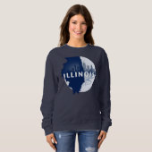 Sweatshirt Illinois États-Unis d'Amérique (Devant entier)
