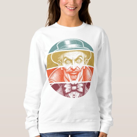 Sweatshirt Illusionniste rétro pour les objets légers (Devant)