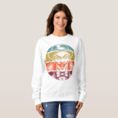 Sweatshirt Illusionniste rétro pour les objets légers (Devant entier)