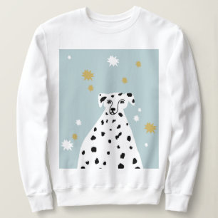 Sweatshirt Illustration Abstraite de Chien dalmate