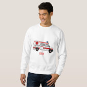 Sweatshirt Illustration d'ambulance (Devant entier)