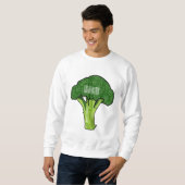 Sweatshirt Illustration de Broccoli (Devant entier)