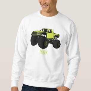Sweatshirt Illustration de camion monstre