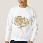 Sweatshirt Illustration de Cannoli (Devant)