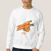 Sweatshirt Illustration de carotte (Devant)