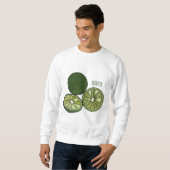 Sweatshirt Illustration de chaux Kaffir (Devant entier)