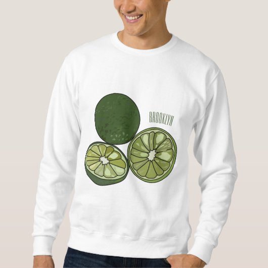 Sweatshirt Illustration de chaux Kaffir (Devant)