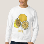Sweatshirt Illustration de citron (Devant)