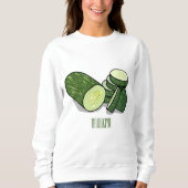 Sweatshirt Illustration de combre (Devant)