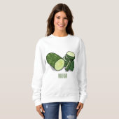 Sweatshirt Illustration de combre (Devant entier)
