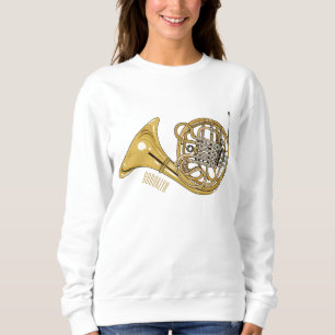 Sweatshirt Illustration de corne française