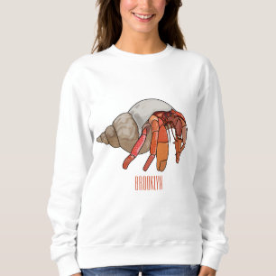 Sweatshirt Illustration de crabe ermite