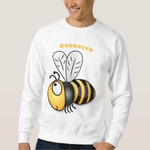 Sweatshirt Illustration de dessin animé d'abeilles joyeux