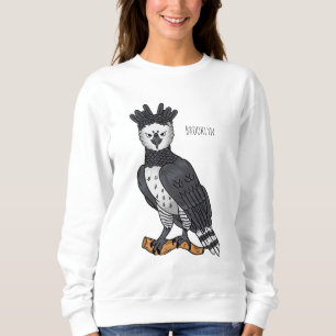 Sweatshirt Illustration de dessin animé d'aigle harpie