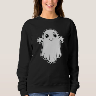 Sweatshirt Illustration de dessin animé de fantôme souriant m