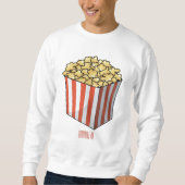 Sweatshirt Illustration de dessin animé Popcorn (Devant)