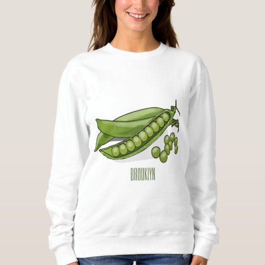 Sweatshirt Illustration de dessin de pois (Devant)