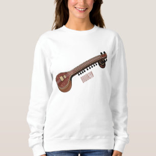 Sweatshirt Illustration de dessin de Sitar