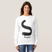 Sweatshirt Illustration de dessin mignon millipede (Devant entier)