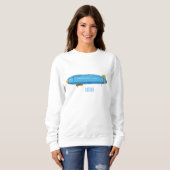 Sweatshirt Illustration de dessin sur les navires (Devant entier)
