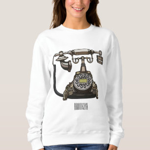 Sweatshirt Illustration de dessin téléphonique