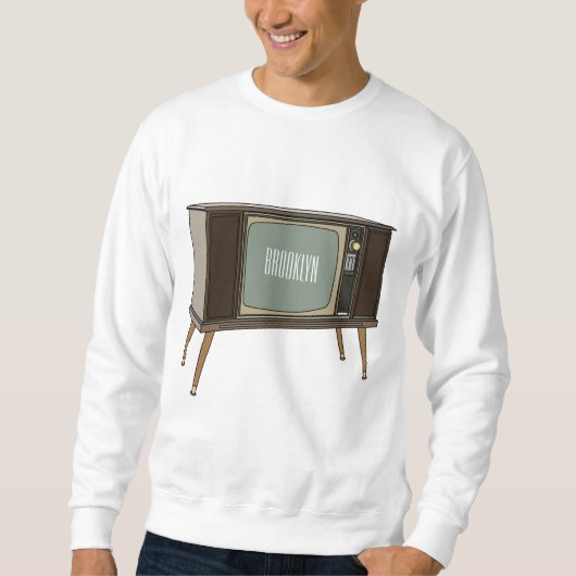 Sweatshirt Illustration de dessin télévisé (Devant)