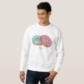 Sweatshirt Illustration de Donut (Devant entier)